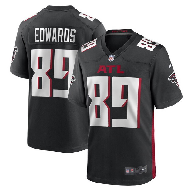 mens nike bryan edwards black atlanta falcons game player jersey